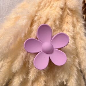 Neon flower claw clips